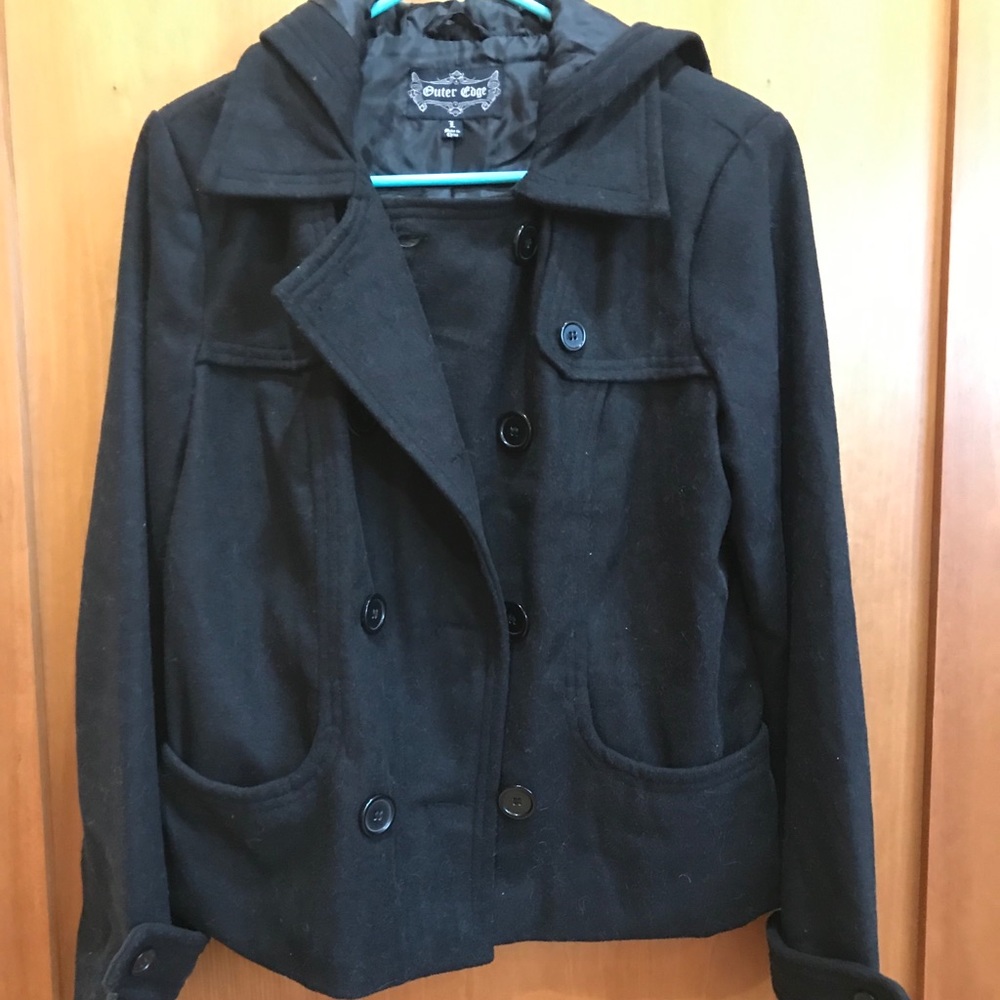 Outer edge pea coat